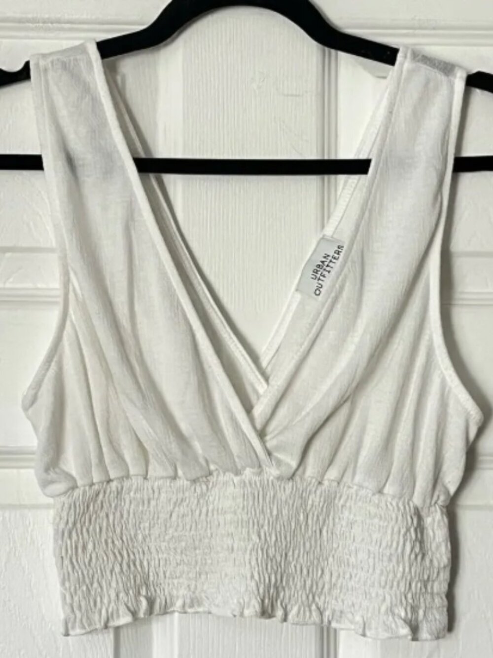 Urban Outfitters Sleeveless Surplice Crop Top